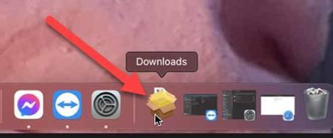 Download location screenshot